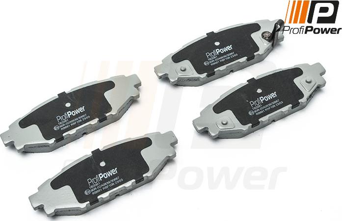 ProfiPower 1B2081 - Brake Pad Set, disc brake onlydrive.pro