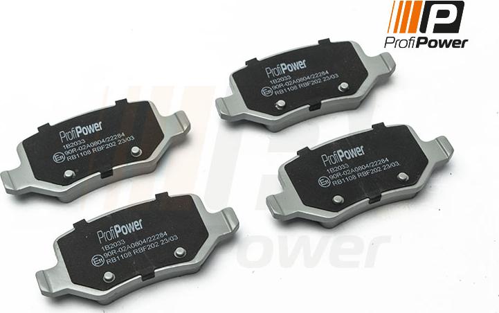 ProfiPower 1B2033 - Brake Pad Set, disc brake onlydrive.pro