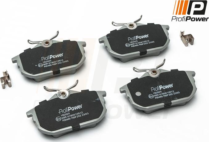 ProfiPower 1B2025 - Brake Pad Set, disc brake onlydrive.pro