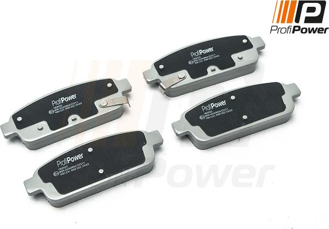 ProfiPower 1B2022 - Brake Pad Set, disc brake onlydrive.pro