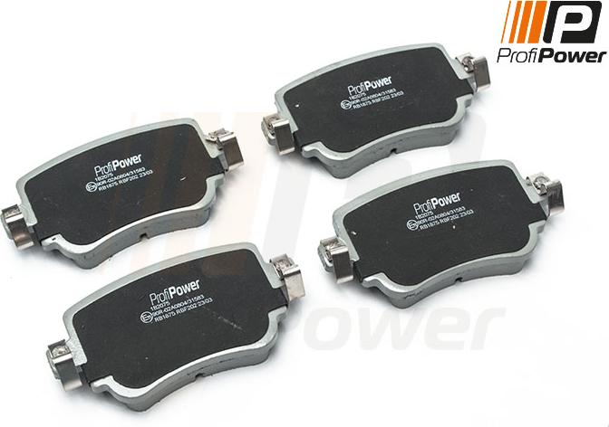 ProfiPower 1B2075 - Brake Pad Set, disc brake onlydrive.pro