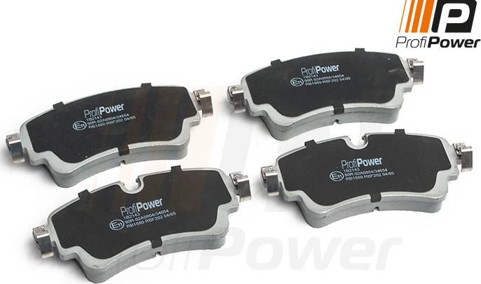 ProfiPower 1B2143 - Brake Pad Set, disc brake onlydrive.pro