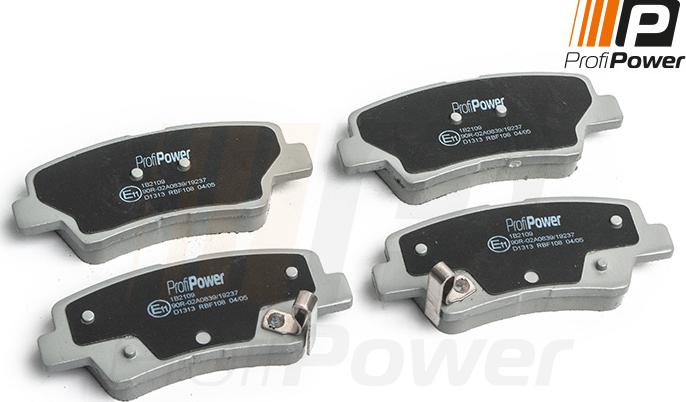 ProfiPower 1B2109 - Brake Pad Set, disc brake onlydrive.pro