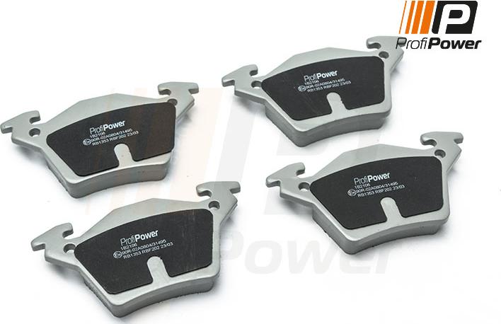 ProfiPower 1B2106 - Brake Pad Set, disc brake onlydrive.pro