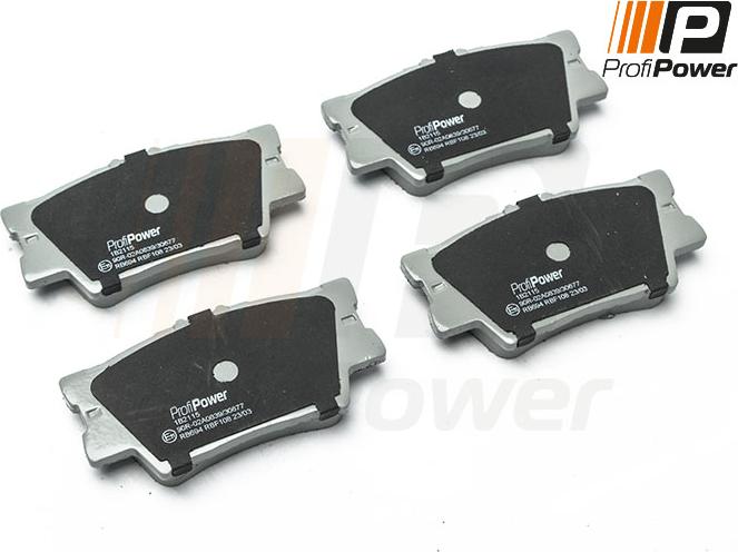 ProfiPower 1B2115 - Brake Pad Set, disc brake onlydrive.pro