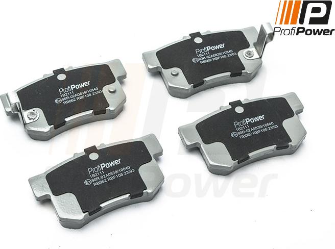 ProfiPower 1B2111 - Brake Pad Set, disc brake onlydrive.pro