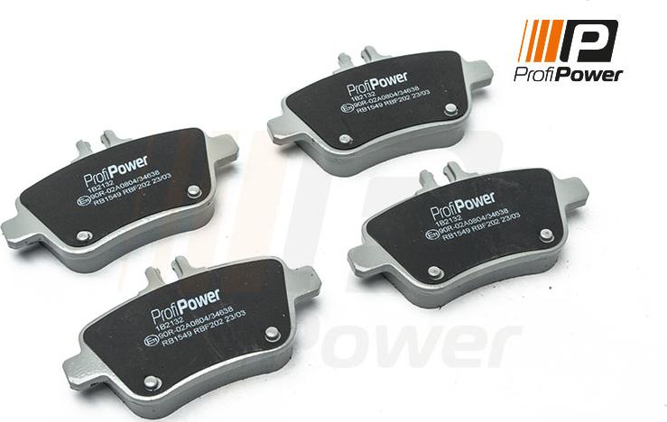 ProfiPower 1B2132 - Piduriklotsi komplekt,ketaspidur onlydrive.pro