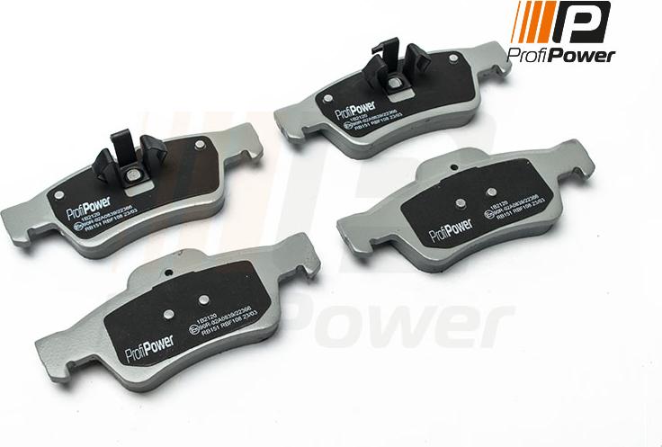 ProfiPower 1B2120 - Brake Pad Set, disc brake onlydrive.pro