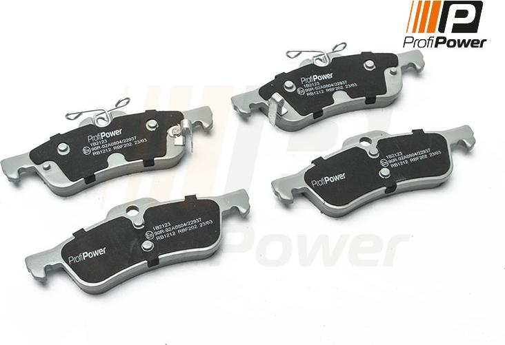 ProfiPower 1B2123 - Brake Pad Set, disc brake onlydrive.pro