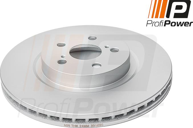 ProfiPower 3B1095 - Brake Disc onlydrive.pro