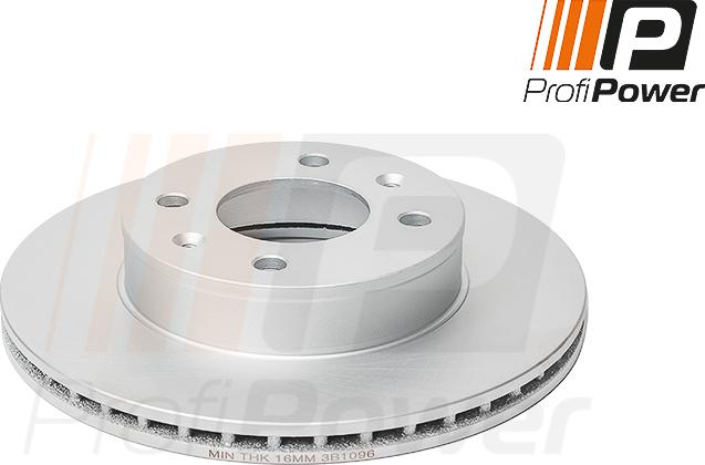 ProfiPower 3B1096 - Brake Disc onlydrive.pro