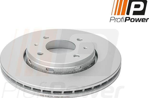 ProfiPower 3B1093 - Brake Disc onlydrive.pro