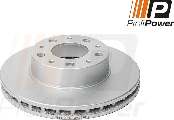 ProfiPower 3B1045 - Brake Disc onlydrive.pro