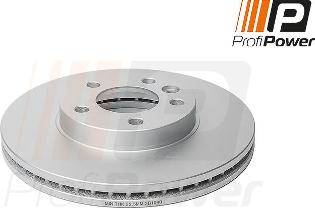 ProfiPower 3B1040 - Brake Disc onlydrive.pro