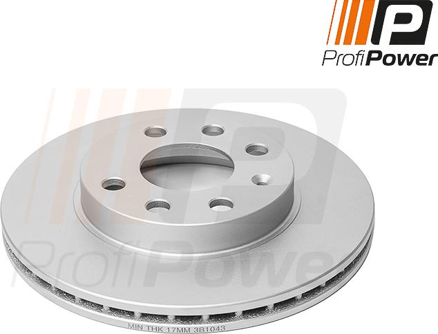 ProfiPower 3B1043 - Brake Disc onlydrive.pro