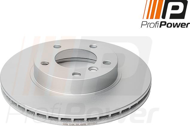 ProfiPower 3B1055 - Stabdžių diskas onlydrive.pro