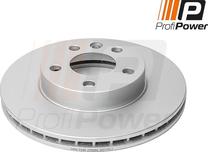 ProfiPower 3B1053 - Brake Disc onlydrive.pro