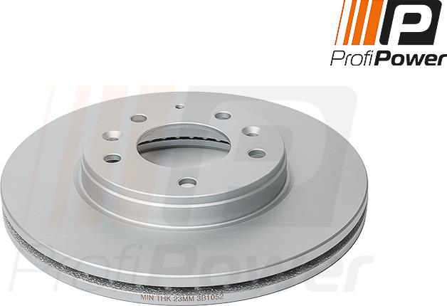 ProfiPower 3B1052 - Brake Disc onlydrive.pro
