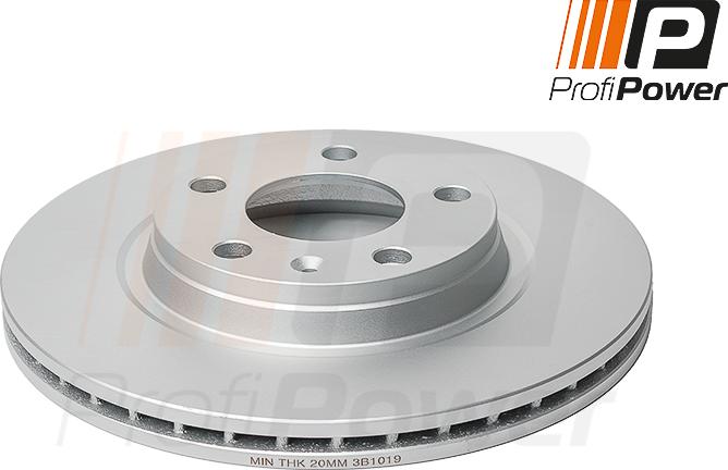 ProfiPower 3B1019 - Brake Disc onlydrive.pro