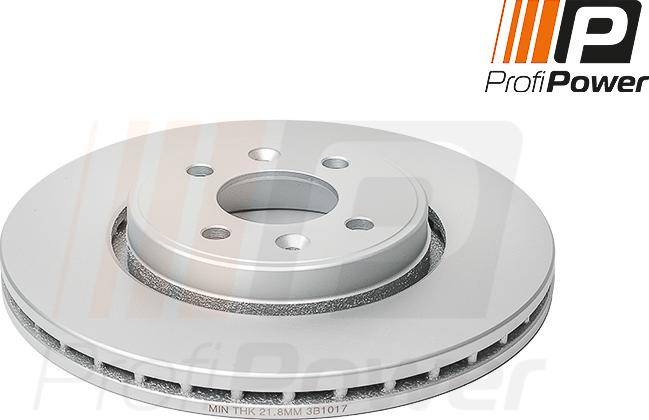 ProfiPower 3B1017 - Brake Disc onlydrive.pro