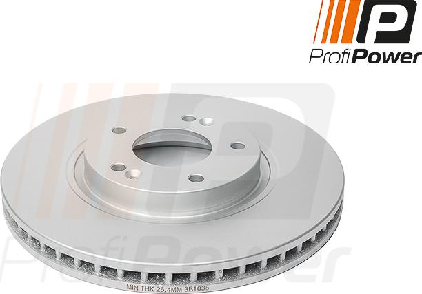 ProfiPower 3B1035 - Brake Disc onlydrive.pro