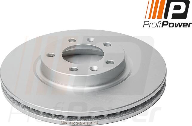 ProfiPower 3B1037 - Brake Disc onlydrive.pro