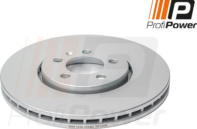 ProfiPower 3B1028 - Brake Disc onlydrive.pro