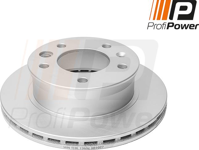 ProfiPower 3B1027 - Brake Disc onlydrive.pro