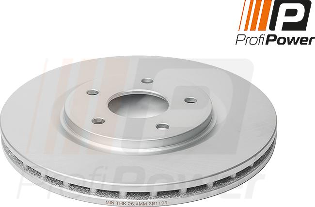 ProfiPower 3B1199 - Brake Disc onlydrive.pro