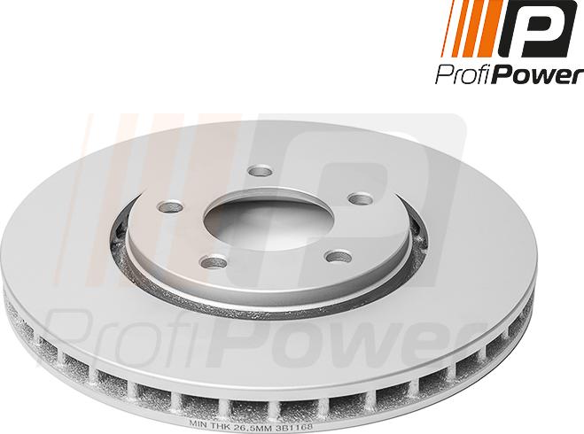 ProfiPower 3B1168 - Brake Disc onlydrive.pro