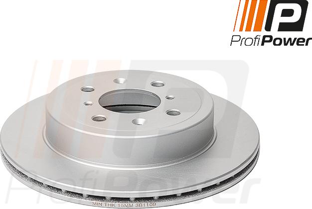 ProfiPower 3B1109 - Brake Disc onlydrive.pro