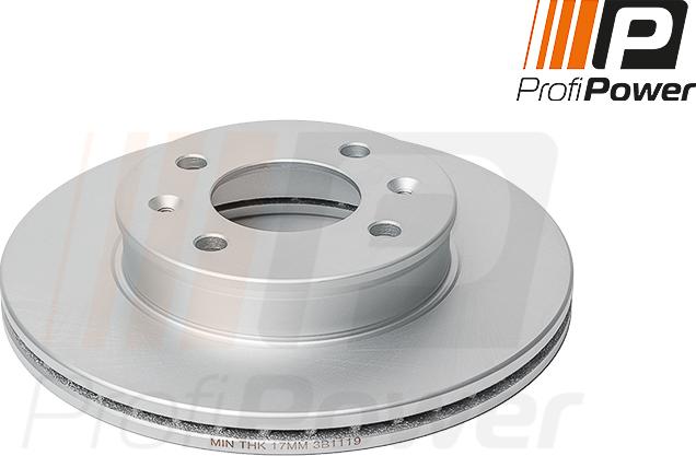 ProfiPower 3B1119 - Brake Disc onlydrive.pro