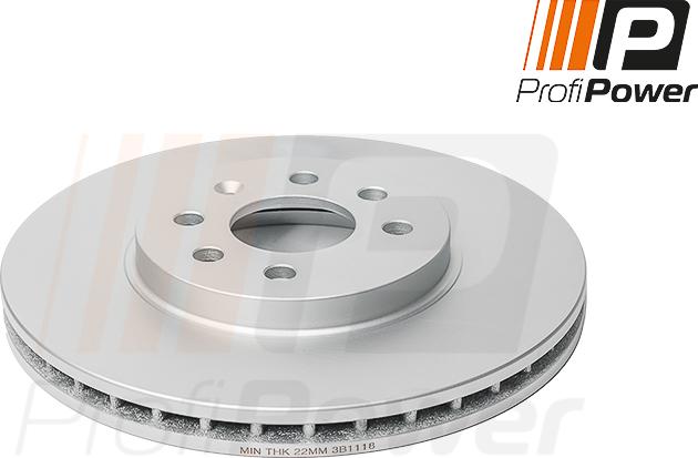 ProfiPower 3B1118 - Brake Disc onlydrive.pro