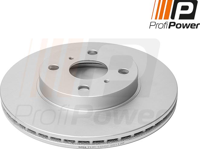 ProfiPower 3B1139 - Brake Disc onlydrive.pro