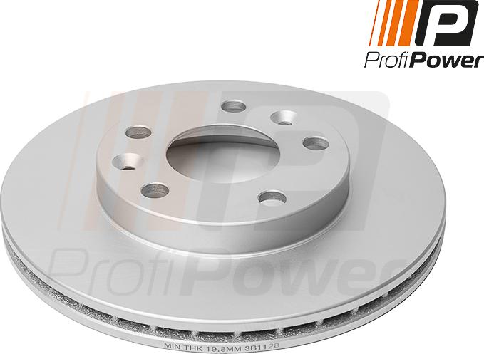 ProfiPower 3B1128 - Brake Disc onlydrive.pro