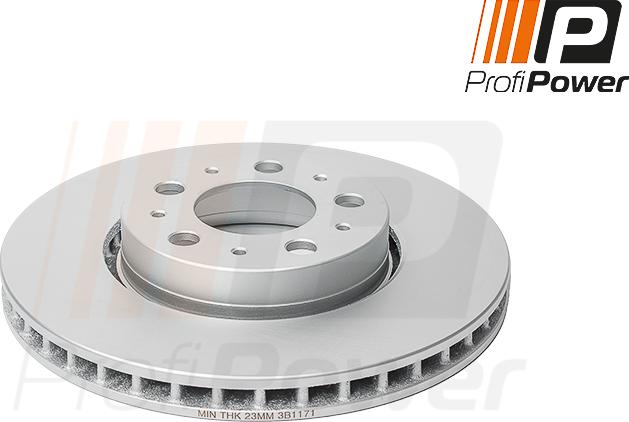 ProfiPower 3B1171 - Brake Disc onlydrive.pro