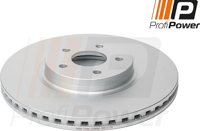 ProfiPower 3B1178 - Brake Disc onlydrive.pro