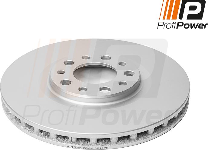 ProfiPower 3B1172 - Brake Disc onlydrive.pro