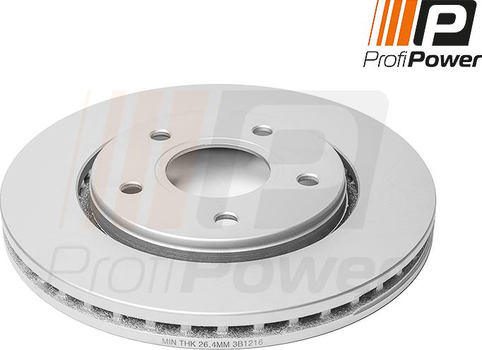 ProfiPower 3B1216 - Brake Disc onlydrive.pro