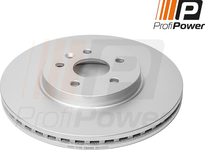 ProfiPower 3B1223 - Brake Disc onlydrive.pro