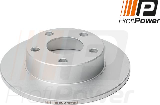 ProfiPower 3B2058 - Brake Disc onlydrive.pro