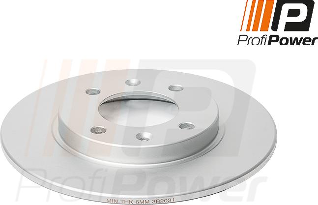 ProfiPower 3B2031 - Brake Disc onlydrive.pro