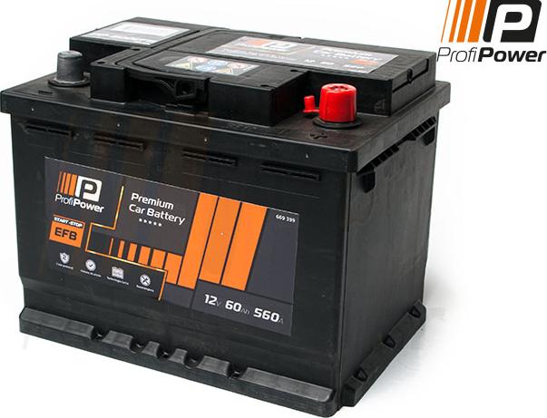 ProfiPower PP-600 EFB - Starterio akumuliatorius onlydrive.pro