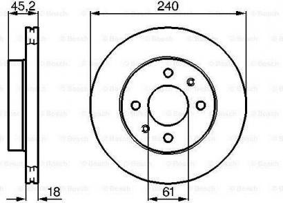 Blue Print ADN14328 - Brake Disc onlydrive.pro