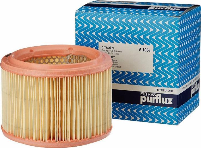 Purflux A1034 - Air Filter, engine onlydrive.pro