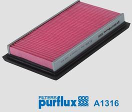 Purflux A1316 - Õhufilter onlydrive.pro