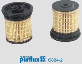 Purflux C824-2 - Fuel filter onlydrive.pro