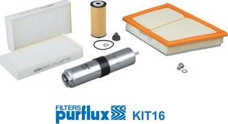 Purflux KIT16 - Filtrų komplektas onlydrive.pro