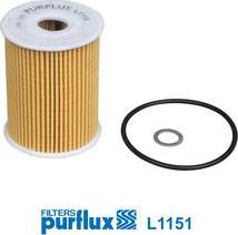 Purflux L1151 - Oil Filter onlydrive.pro