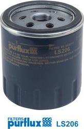 Purflux LS206 - Oil Filter onlydrive.pro